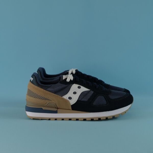 Saucony Shadow Original 2108/811 sneaker uomo colori blu navy sand marine lacci in due colri