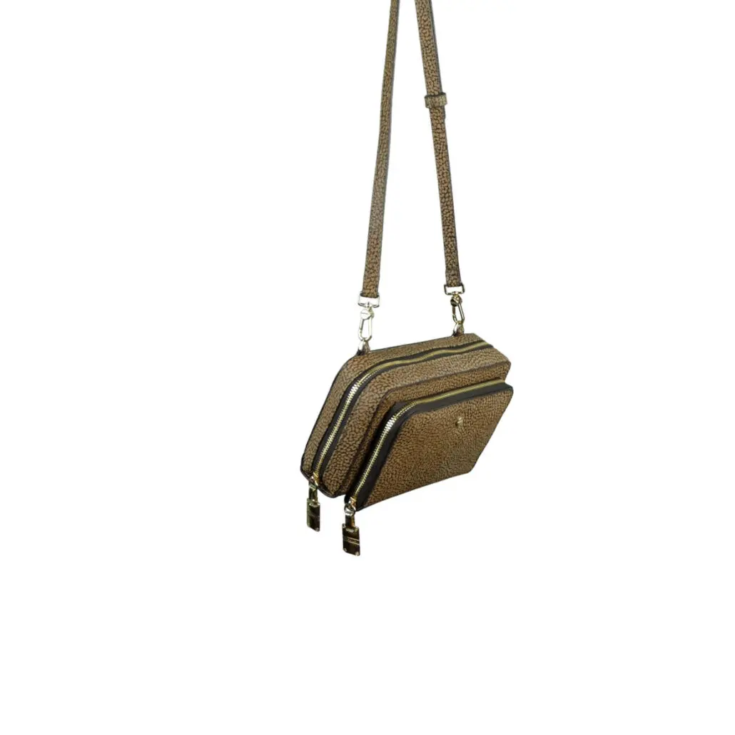 idee regalo donna natale mini bag di Borbonese doppio scomparto op classic perfetta come regalo di natale per una donna che segue la moda