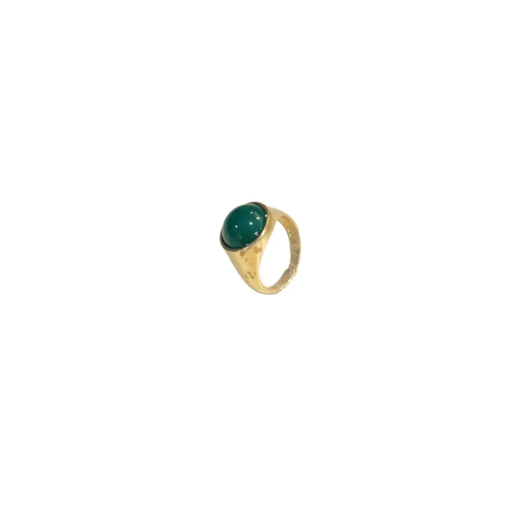 idea regalo natale per l'amica del cuore: ISSH bijoux anello pietra verde perfetto da regalare all'amica del cuore a natale
