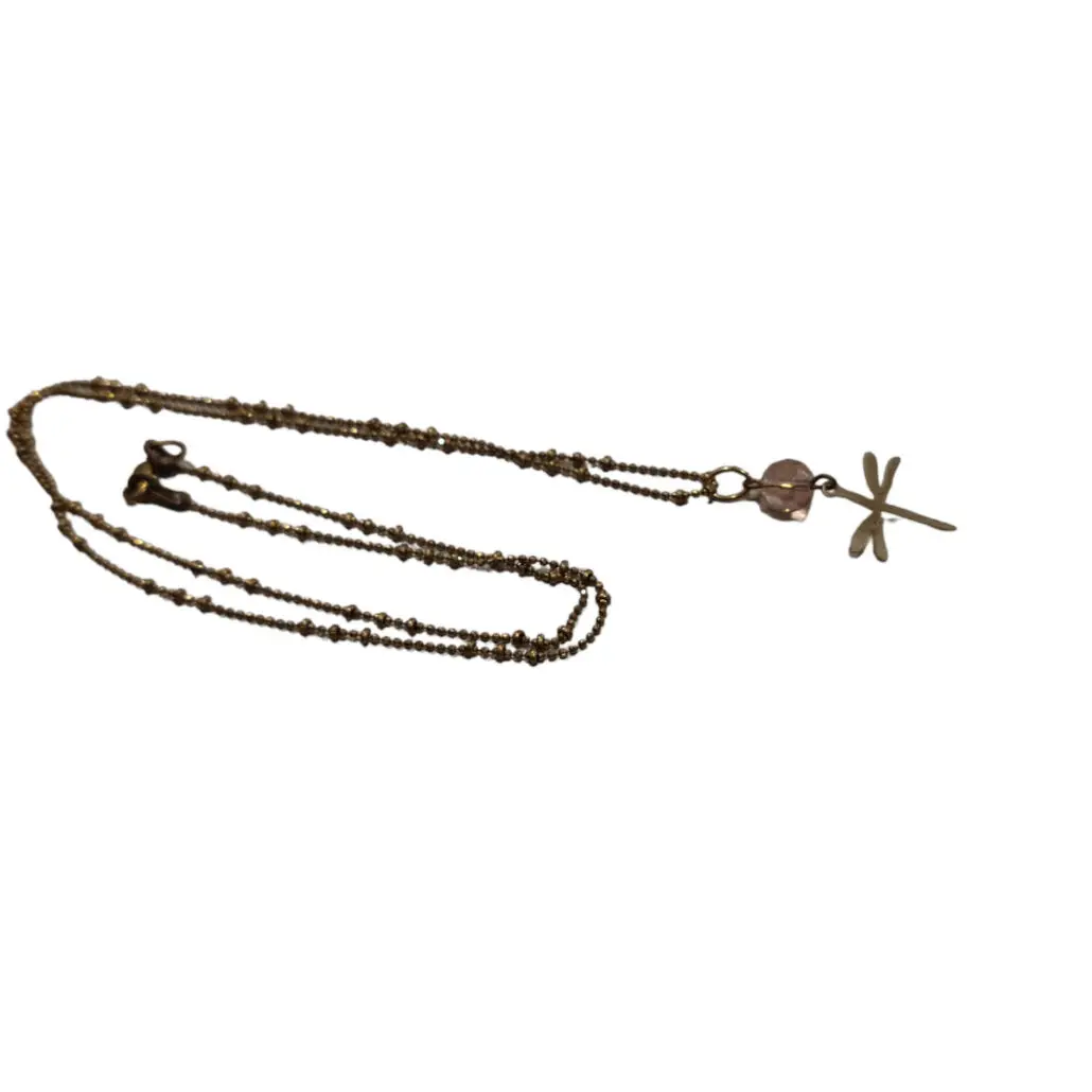 cosa regalare a natale a una donna:collana libellula issh bijuox