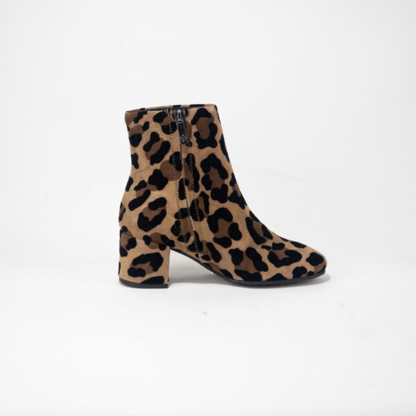 Carmens stivaletto scamosciato leopardato donna vista lato interno