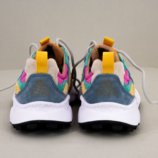 Flower Mountain sneaker Yamano 3 rosa violetto scarpa sportiva donna in tessuto tecnico e suede.