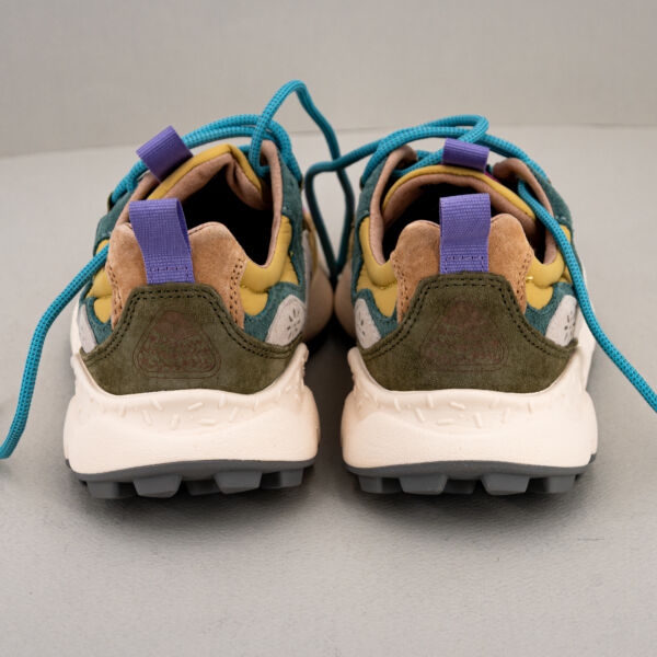 Flower Mountain sneaker Yamano 3 fuxia scarpa sportiva donna in tessuto tecnico e suede.