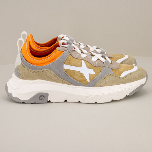 W6YZ sneaker Next M stone tessuto tecnico e suede per una scarpa sportiva comoda ed elegante.