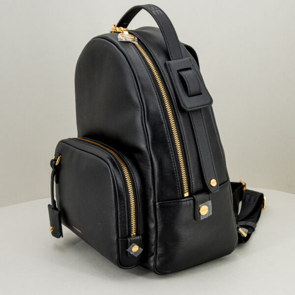 Borbonese zaino in pelle nero borsa donna dal look sportivo ed elegante in pregiata pelle.