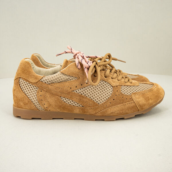 Ovyè sneaker in camoscio e tessuto