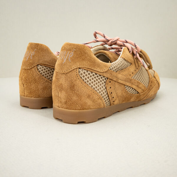 Ovyè sneaker in camoscio e tessuto