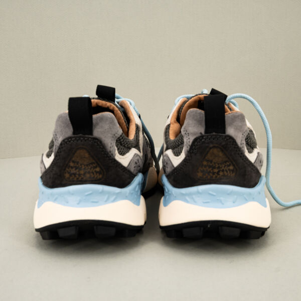 Flower Mountain sneaker Yamano 3 antracite occhielli rinforzati stile trekking, soletta interna in sughero antibatterico