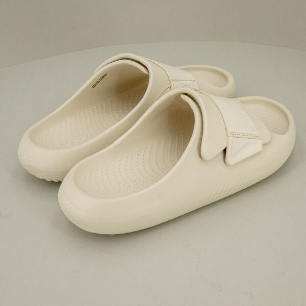 Crocs Mellow slide stucco, ciabatta da uomo in literide morbida schiuma dona comfort a piedi e gambe.