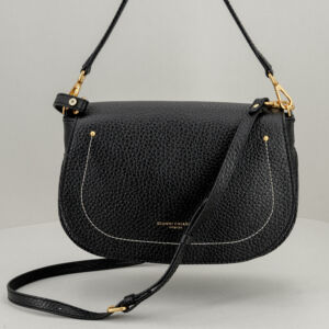 Gianni Chiarini borsa tracolla Olga nera, in pregiata pelle con tracolla e spallaccio removibili. Borsa pratica ed elegante. Stefano Ascari spilamberto (mo)