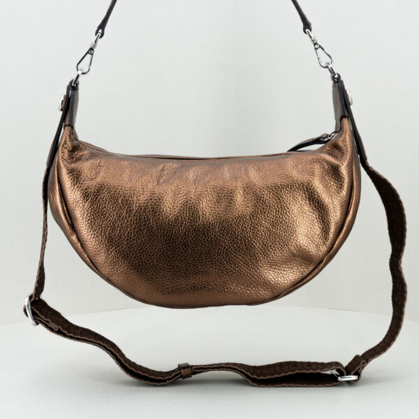 Gianni Chiarini borsa tracolla Aisha, in pregiata pelle con tracolla e spallaccio, pratica forma a sacca. Stefano Ascari Spilamberto (mo)