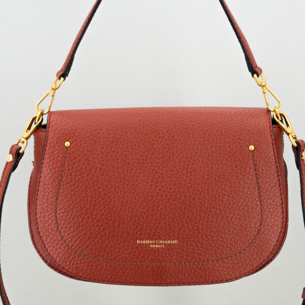 Gianni Chiarini borsa tracolla Olga rossa, in pregiata pelle con tracolla e spallaccio removibili. Borsa pratica ed elegante. Stefano Ascari spilamberto (mo)
