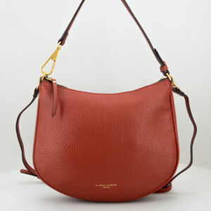 Gianni Chiarini borsa Brooke rossa, con spallaccio e tracolla, borsa con forma stondata, elegante e pratica. Stefano Ascari spilamberto (mo)