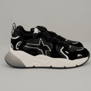 W6YZ sneaker Samoa Uni platino, in tessuto tecnico e suede tono su tono con dettagli platino. Suola alta ammortizzata. Stefano Ascari spilamberto (mo)