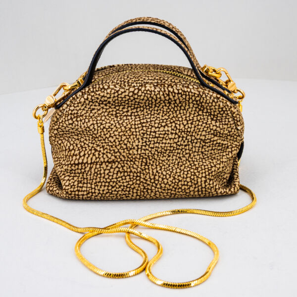 Borbonese bauletto sexy mini op classic, in pregiata pelle smerigliata è una mini bag elegante da sera. Stefano Ascari spilamberto (mo)