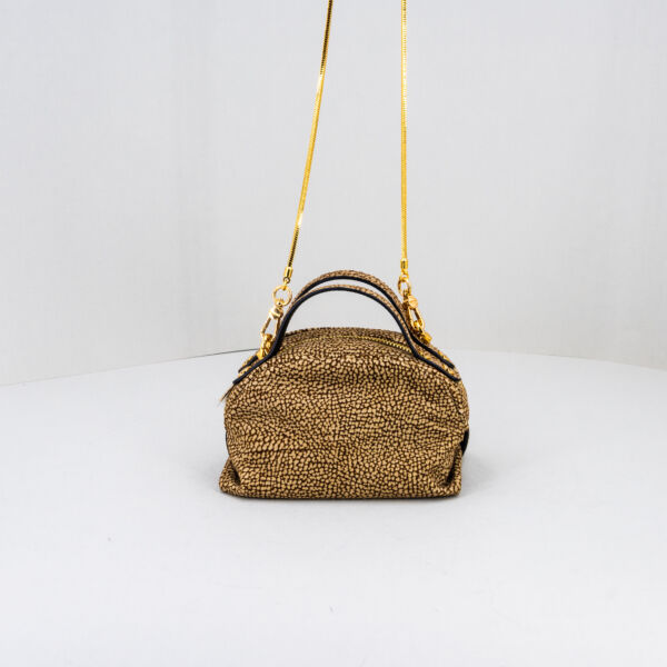 Borbonese bauletto sexy mini op classic, in pregiata pelle smerigliata è una mini bag elegante da sera. Stefano Ascari spilamberto (mo)