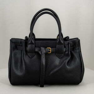 Vicolo borsa a mano ecopelle nera, tracolla removibile, borsa donna ampia e capiente economica per un uso quotidiano. Stefano Ascari Spilamberto (Mo)