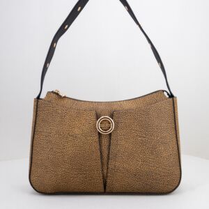 Borbonese borsa hobo graffiti medium borsa donna a spalla elegante e raffinata. Fotografata di fronte. Stefano Ascari Spilamberto (Mo)