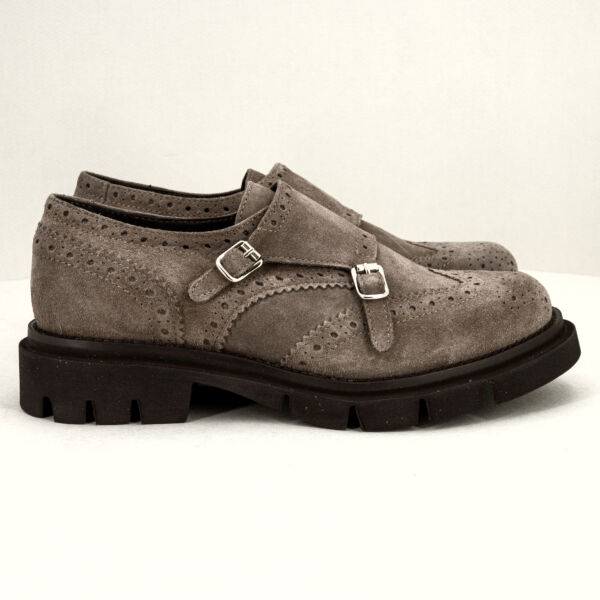 Les Tulipes scarpa camoscio con fibbie - immagine 3