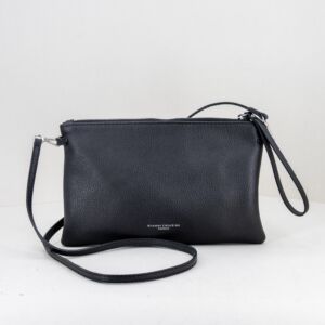 borsa piccola da donna in vera pelle elegante per cerimonie colore nero