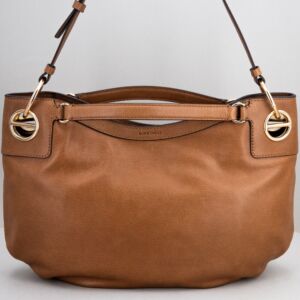 borsa da donna elegante in pregiata pelle colore marrone