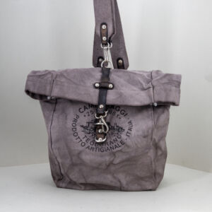 Borsa zaino unisex colore grigio chiaro