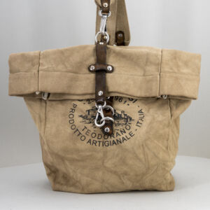 Borsa zaino unisex colore canva naturale