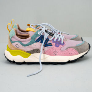 scarpa sportiva da donna Flower Mountain colore rosa e grigio chiaro