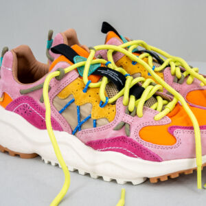 scarpa sportiva da donna Flower Mountain arancio e fucsia