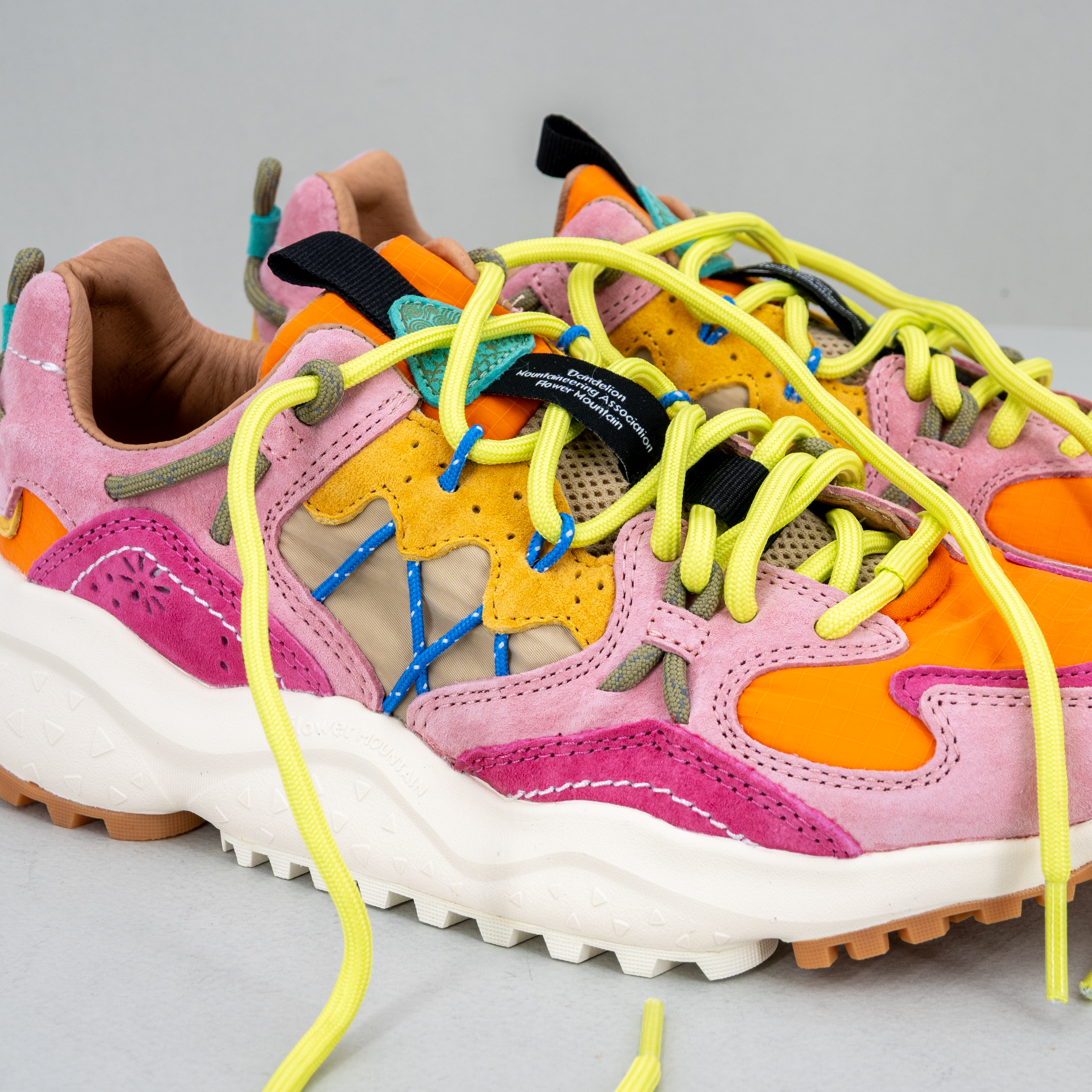 scarpa sportiva da donna Flower Mountain arancio e fucsia