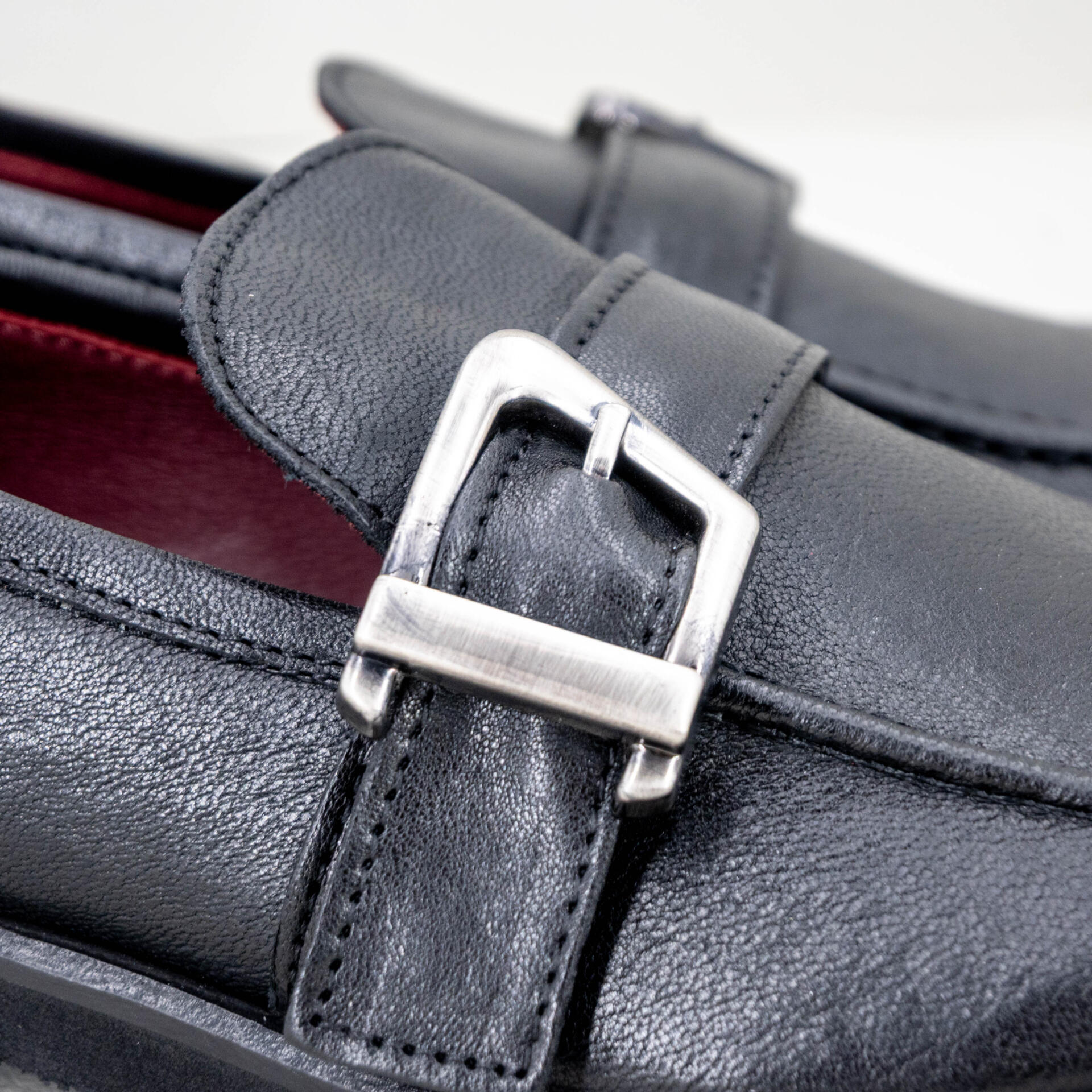 mocassino donna in pelle nero