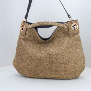 borsa donna a spalla marrone chiaro