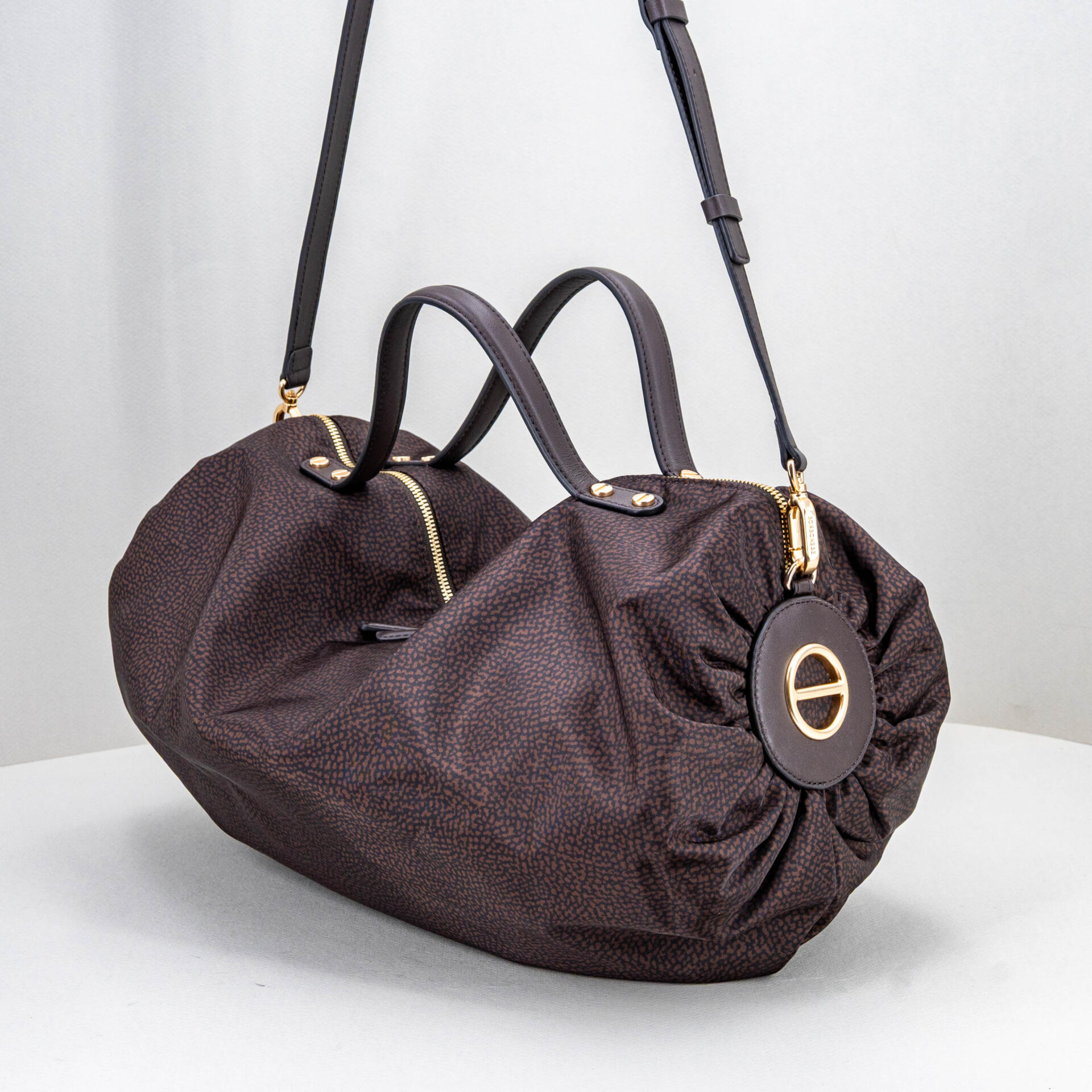borsa bauletto donna colore marrone scuro