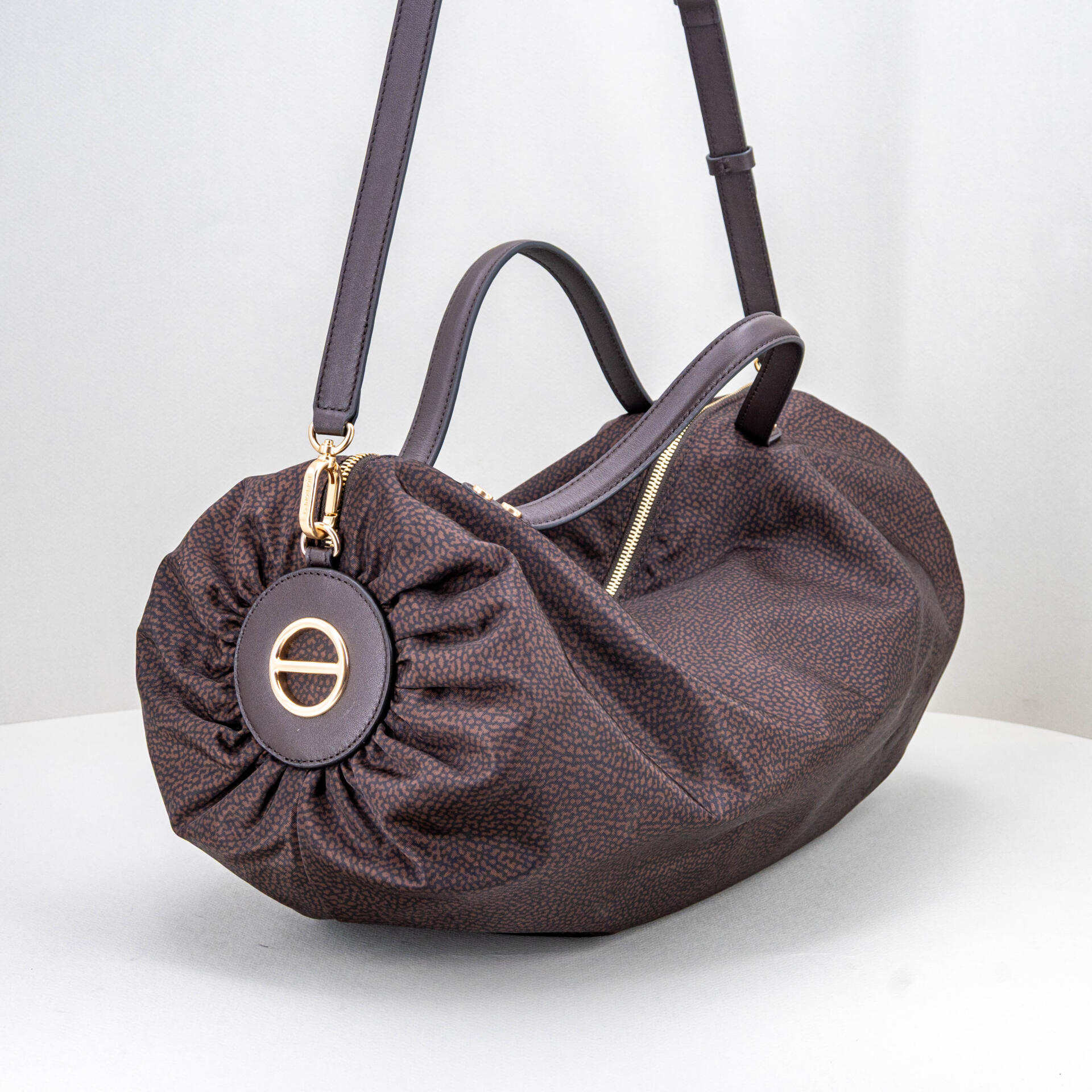 borsa bauletto donna colore marrone scuro
