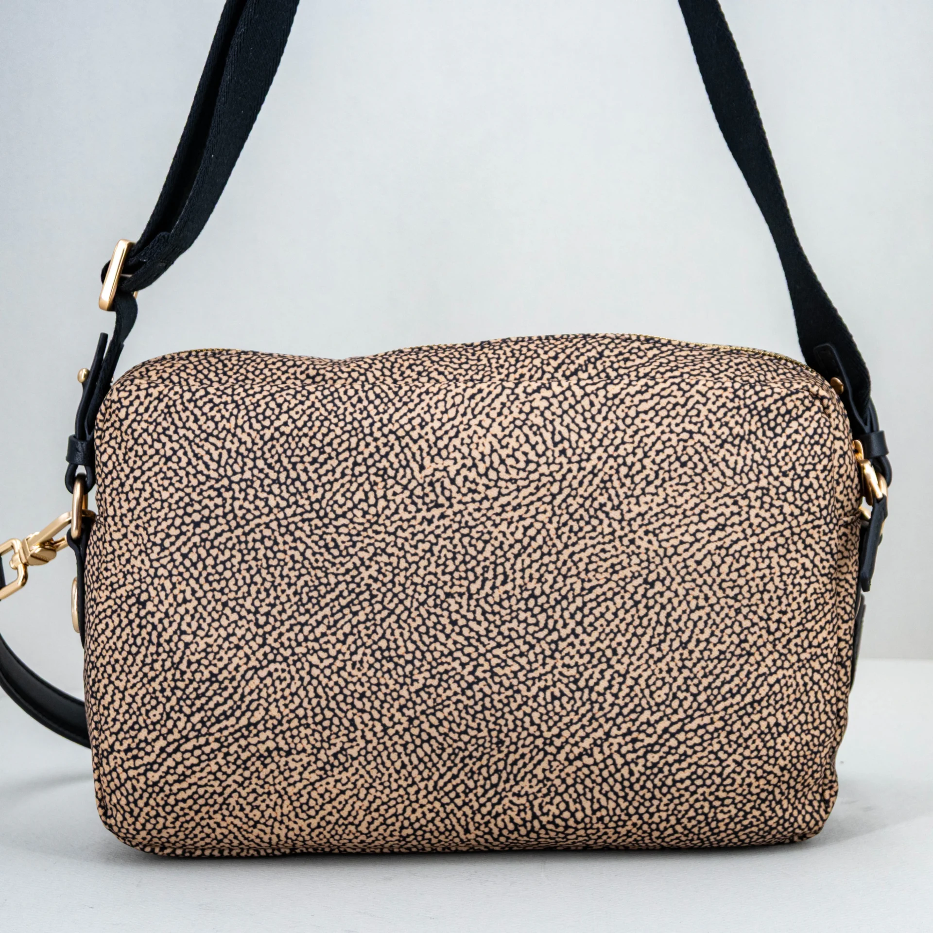 borsa donna con tracolla colore marrone maculato