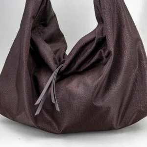 borsa a spalla da donna colore marrone scuro