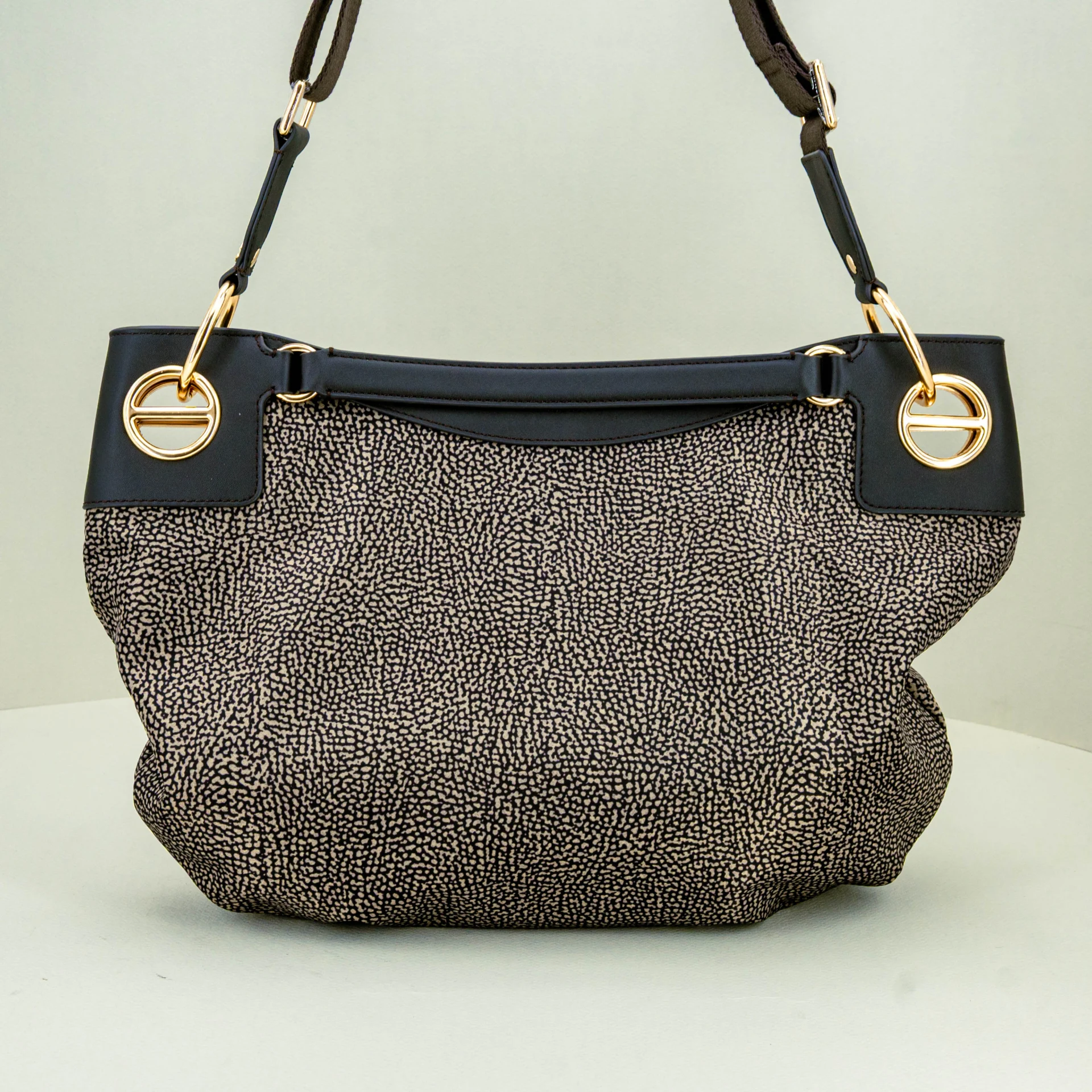 borsa da donna a spalla elegante colore grigio scuro