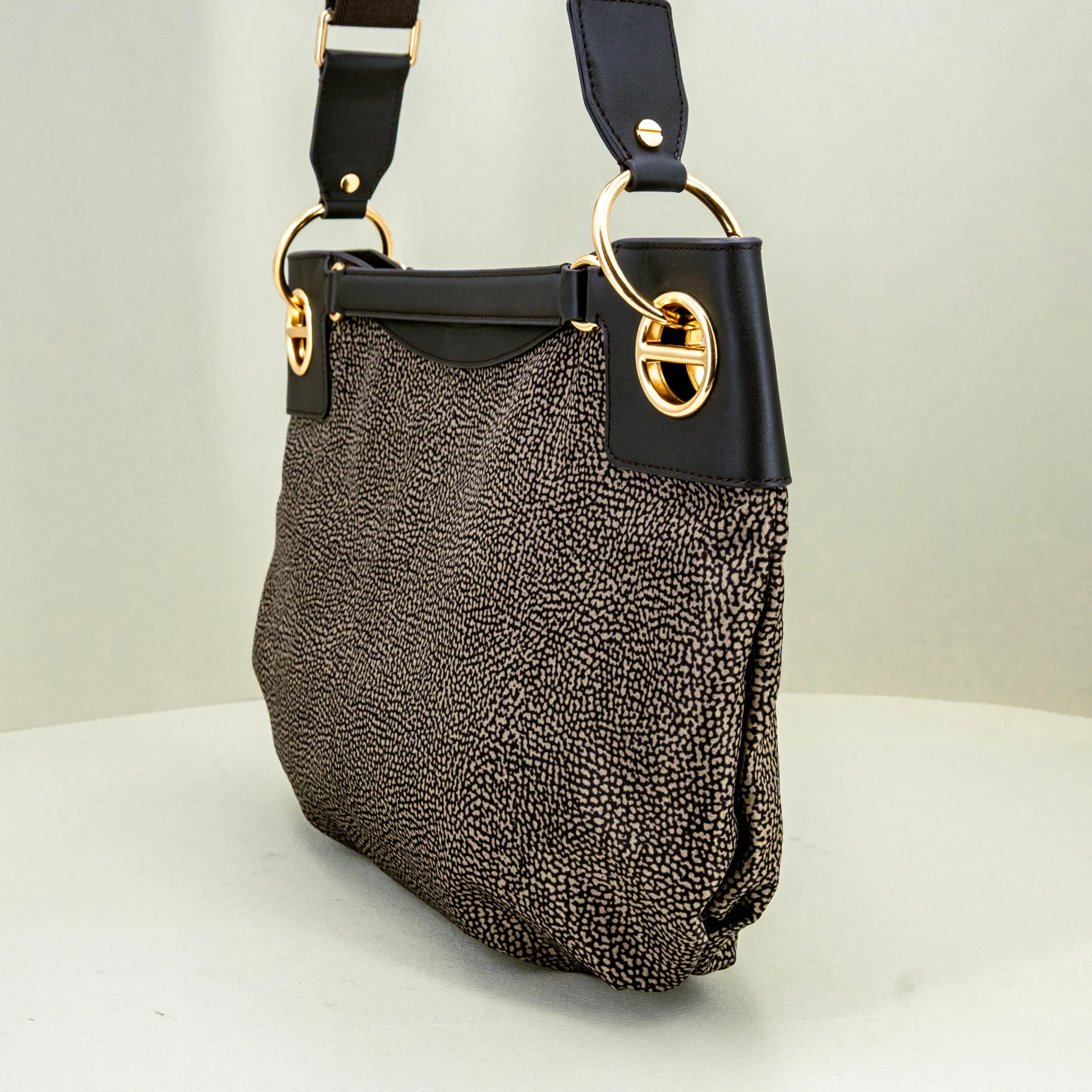 borsa da donna a spalla elegante colore grigio scuro
