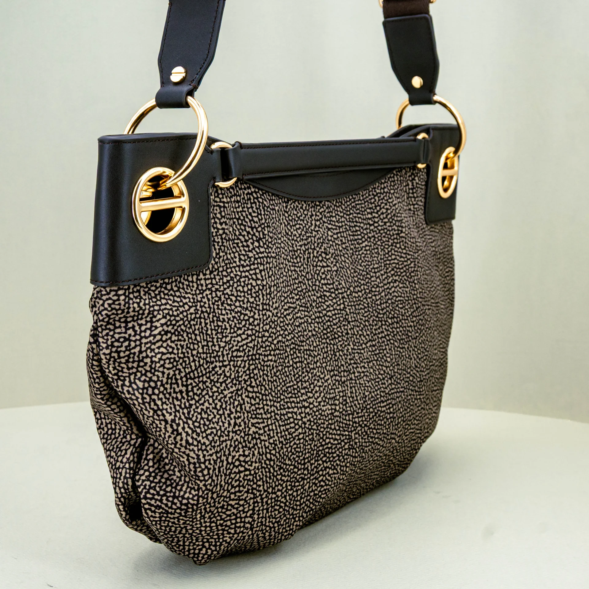 borsa da donna a spalla elegante colore grigio scuro