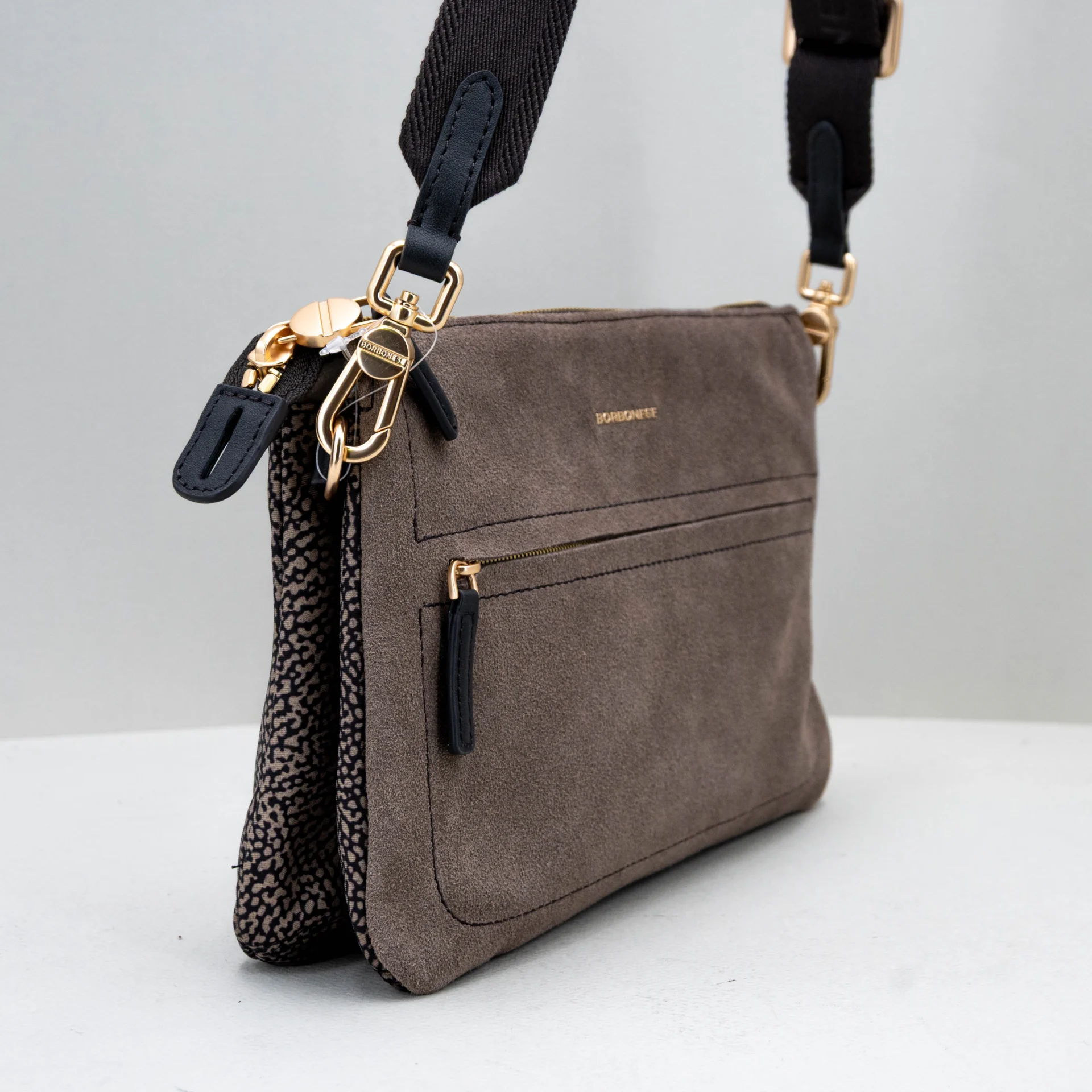 borsa da donna piccola color grigio