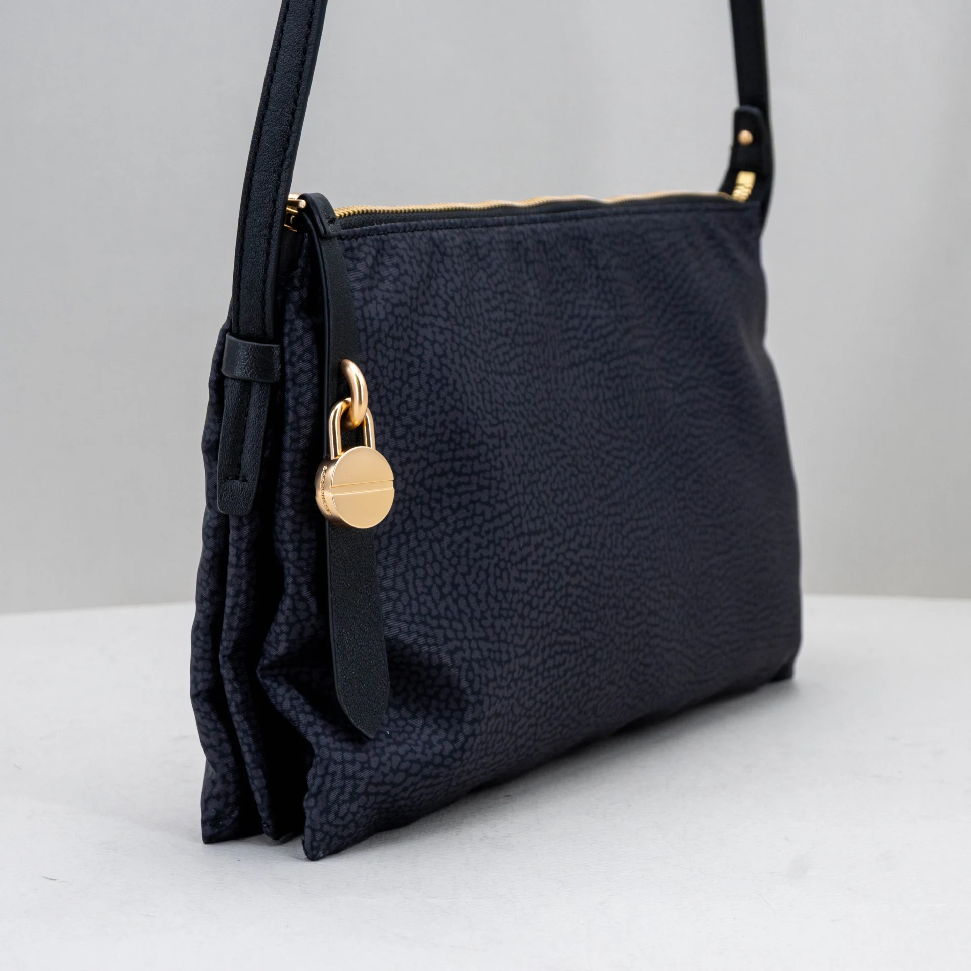borsa donna piccola in nylon nera