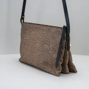 borsa donna piccola in nylon maculata