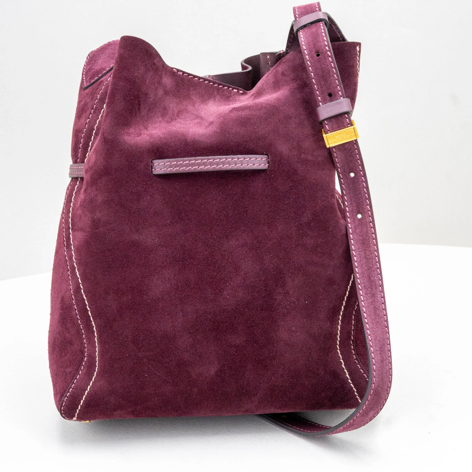 borsa donna a secchiello bordeaux