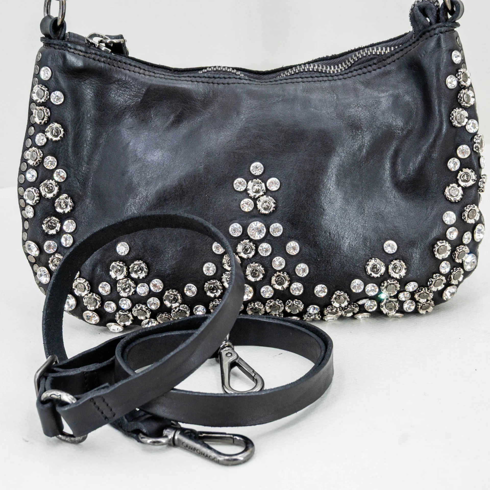 borsa donna campomaggi in pelle nera