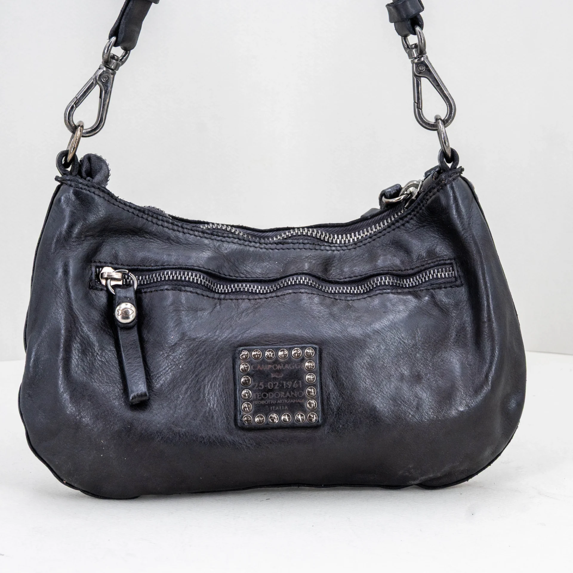 borsa donna campomaggi in pelle nera