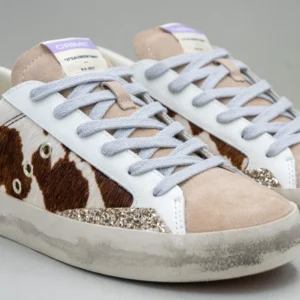 crime london sneaker donna bianca e cavallino