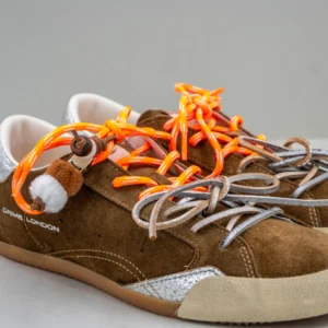 Crime london sneaker donna in camoscio marrone